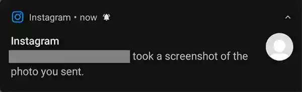 does Instagram notify screenshots