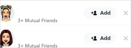 mutual friends’ profile allows Snapchat to send notifications