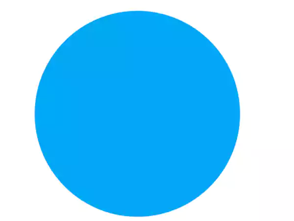 Snapchat blue circle trophy