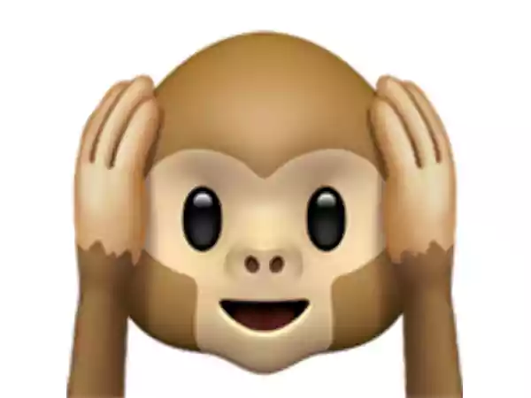 Snapchat hear no evil monkey trophy