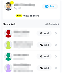 Tap on “Add” to add friends