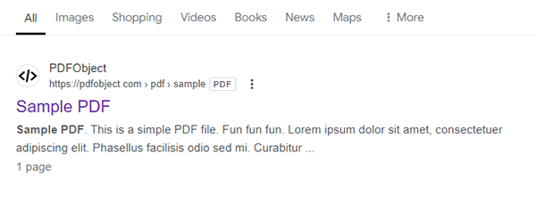 PDF Object