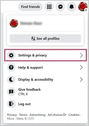 Settings & privacy